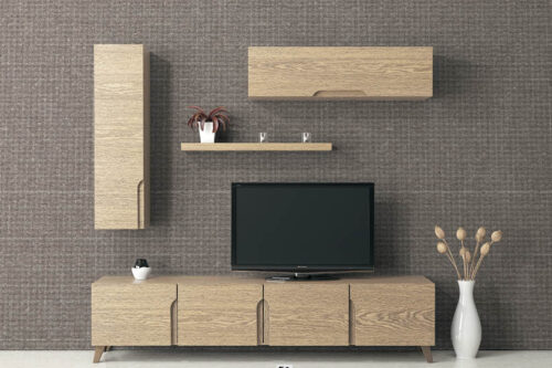 Μοντέρνα ξύλινη σύνθεση